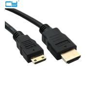 Câble HDMI vers Mini HDMI v1.4 pour HDTV DV 1080p, haute vitesse pour caméra 3D, tablette PC, 5M, 15 pieds, or, 1.5m