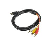 Câble HDMI vers RCA - 1080P - Conversion HD pour Décodeur vers 3 RCA Adaptateur de Câble Audio Vidéo Rouge Jaune Blanc pour TV HDTV DVD - 1,5 m -
