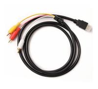 Câble HDMI vers RCA, 1080P HDMI mâle vers 3 RCA Audio Vidéo Câble adaptateur convertisseur de composants AV pour TV HDTV DVD - A491
