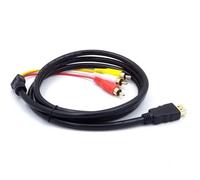 Câble HDMI vers RCA - STRAßE TECH - 1,5m - HDMI mâle - 3 RCA mâle - Adaptateur vidéo