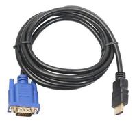 Câble HDMI vers VGA - INECK - 1,8m - HDMI Male - VGA - Couleur Noir
