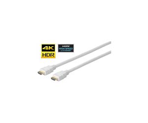 Câble HDMI VivoLink Pro - 2m - Triple blindage - Blanc - Support 4K