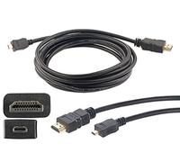 Câble High-Speed Micro-HDMI vers HDMI 4K 3 mètres [Auvisio]