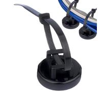 Cable Holder, Magnetic Mount, 0.79x0.79in Zip Tie Organizer, Space-Saving Design, Perfect Bracket, Cord Management for Workshop, Garden, Study, Basement, Backyard, Tools, Workspaces
