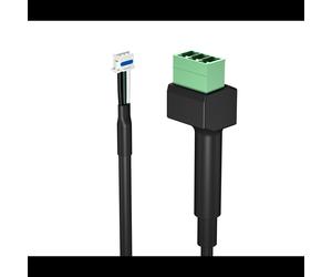 Câble HP Poly Studio A2 noir JST vers connecteur Phoenix femelle 2M pour sortie micro de table