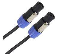 Câble HP Speakon mâle-mâle Plugger 1,5 mm² - 6 m, noir