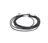 Câble HPE X240 JG081C 10G SFP+ DAC 5m, InfiniBand, Connecteurs SFP+ Mâle-Mâle, Noir, Transfert 10000 Mbit/s, Standards IEEE 802.3, PVC