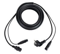 Cable Hybride Connecteurs DMX XLR Froid Alimentation DJ PA Scene Studio 10m Noir