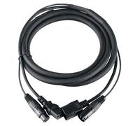 Pronomic Stage IECD-2.5 DMX câble hybride C/DMX 2,5m G