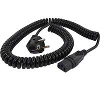 Câble IEC Hawa R6503 Noir 2.3 m Câble Spirale