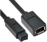 Câble IEEE 1394 6 broches femelle vers 1394b 9 broches Firewire mâle 400 vers 800 câble 20 cm (6 broches femelle vers 9 broches)