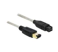 Câble IEEE 1394 DeLOCK - FireWire 800 9 broches (M) - FireWire 6 broches (M) - 1 m