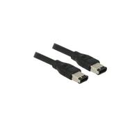 Delock - Câble IEEE 1394 - FireWire 6 broches (M) pour FireWire 6 broches (M) - 50 cm - moulé G