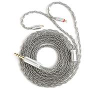 Câble IEM 2026 KZ amélioré de 1,5 m, câble de moniteur intra-auriculaire 4N OFC plaqué argent, prise de 3,5 mm pour KZ ZS10 PRO/ZST, pour Truthear Hexa/Zero, Moondrop blessing2, KBEAR Storm/BK1/KS1