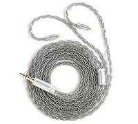 Câble IEM 2026 KZ amélioré de 1,5 m, câble de moniteur intra-auriculaire 4N OFC plaqué argent, prise de 3,5 mm pour KZ ZS10 PRO/ZST, pour Truthear Hexa/Zero, Moondrop blessing2, KBEAR Storm/BK1/KS1