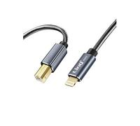 Câble Imprimante iPad et iPhone USB type B Nylon Tressé LinQ 1,5m