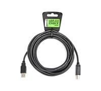 Cable imprimante USB 2.0 AM - BM 5m en bulk