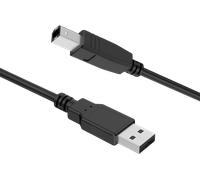 Force Power Lite - Câble USB - USB (M) pour USB type B (M) - USB 2.0 - 1.5 m - noir