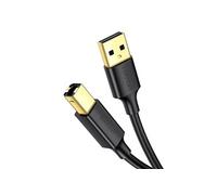 cable imprimante usb type b (male) usb 2.0 (male) 480 mbps 1,5 m noir (us135 10350)