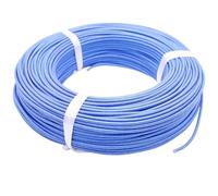 câble industriel, Fil et câble en silicone haute température tressé fibre de verre résistant à la chaleur 300 °C 22 AWG 0,3 mm2-9 6, mm2(0.75mm 18AWG)