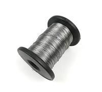 Cable Inox,Cable Acier 100meter 1 * 7 Ligne de pêche 0.3mm 0.4mm 0,5 0,6 mm Diamètre souple en acier Torons Corde Câble Antirouille 304 en acier inoxydable(Diameter 0.6mm)