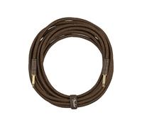 Fender Paramount Câble pour instrument acoustique, droit/droit, marron, 5,7 m