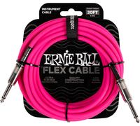 CABLE instrument JACK / JACK 6M ERNIE BALL FLEX 6418 ROSE