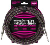 CABLE instrument JACK / JACK COUDE 5.5M ERNIE BALL TRESSEE 6431 PURPLE PYTHON