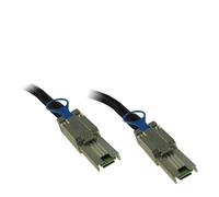 Câble Inter-Tech 88885239 Serial Attached SCSI SAS 1m SFF-8088 vers SFF-8088 noir pour serveurs