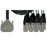 Câble Interface SUB-d/8 XLR Mâles 5 M Câble subD 25/XLR