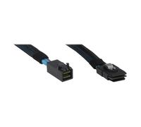 Câble interne SAS Inter-Tech - SAS 6Gbit/s - Disque dur SAS Mini 4x (SFF-8643) (M) - 75 cm - Noir Bleu
