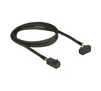 - Câble interne SAS - SAS 12Gbit/s - Disque dur SAS Mini 4x (SFF-8643) (M) pour Disque dur SAS Mini 4x (SFF-8643) (M) - 1 m - connecteur à 90 °