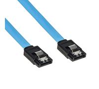 Câble Interne SATA III 50 cm connecteur avec Clip Blocage en métal