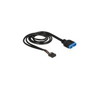 - Câble interne USB - tête 19 broches USB 3.0 (M) pour embase USB à 9 broches (F) - 60 cm - noir
