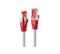 Lindy Câble réseau RJ45 47838 CAT 6 S/FTP 2 m Gris avec cliquet d'encastrement