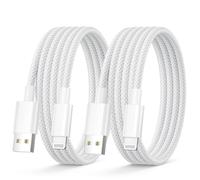 Cable iPhone 1M[Certifié MFi], 2Pack Câble iPhone USB Cable Chargeur iphone | Nylon Câble Lightning cable USB vers Lightning Fil Cordon pour iPhone 14 13 12 11 Pro Max XS XR 8 7 6Plus 6s 5 SE,iPad