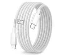 Cable iPhone 2M [Apple MFi Certifié], Cable USB C vers Lightning Charge Rapide cable iphone USB C Nylon Câble Lightning Cordon Fil Chargeur pour iPhone 14 13 12 Mini 11 Pro Max XS XR X 8 Plus SE, iPad