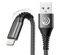 Câble iPhone, Chargeur iPhone 2M [Certifié MFi] Câble Chargeur Lightning Nylon Tressé USB Cable i Phone Fil Charge Rapide Cordon pour i Phone 14 Pro Max 13 12 Pro 11 XR XS X 8 Plus 7 6s 6 Se, iPad