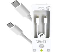 Câble Iphone/Galaxy/Google - Usb-C Vers Type-C 3A 1,5 Mètres - Collection Pop - Blanc[CAB9166510]