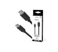 CABLE CHARGE & SYNCHRO USB-C VERS USB-C PD (60W) - LONGUEUR 1.5M - NOIR - JAYM® COLLECTION POP