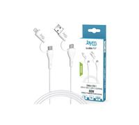 Câble iPhone / Galaxy / Google - USB vers lightning 2.4A - 1,5 mètres - Collection POP - Noir