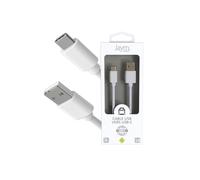 Câble iPhone / Galaxy / Google - USB vers Type-C 3A - 1,5 mètres - Collection POP - Blanc