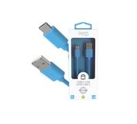 Câble iPhone / Galaxy / Google - USB vers Type-C 3A - 1,5 mètres - Collection POP - Bleu