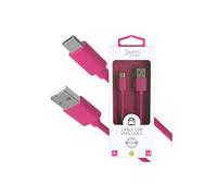 Câble iPhone / Galaxy / Google - USB vers Type-C 3A - 1,5 mètres - Collection POP - Rose