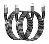 Câble iPhone USB C 2M 2Pack[Certifié Apple MFi], Câble USB C vers Lightning Cable iPhone Charge Rapide Cable Chargeur iPad Câble Lightning USB C Cordon Fil pour iPhone 14 Pro Max/14 Plus/13/12/11/XS