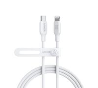 Câble Iphone Usb C Vers Lightning, 541 Câble Certifié Mfi 1.8 M, Câble De Charge Rapide Biosourcé Pour Iphone 13 13 Pro 12 11 X Xs Xr 8 Plus (Chargeur Non Inclus), Blanc Aurora
