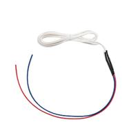 câble isolé en fibre de carbone, Fil chauffant basse tension en caoutchouc de silicone 12 V avec joint de fil froid(3.5m (11.4ft))