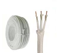 Câble isolé haute température en cuivre oxygène | Câblage industriel haute température à 3 conducteurs de 0,75 à 4 mm²(130ft,4mm2-3c)