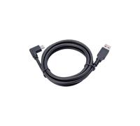 Câble Jabra 14202-09 : USB 2.0 Type A Mâle vers Mâle 1.8m Noir pour Jabra PanaCast 50/20 – Connecteur Droit/Courbe
