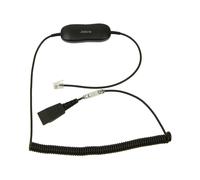 GN1216 - Câble pour casque micro - RJ-9 mâle pour Déconnexion rapide mâle - 2 m - pour Avaya one-X Deskphone Edition 96XX; Jabra GN 2000, GN1900,